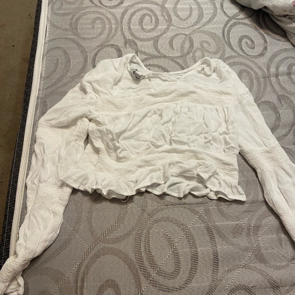 white elegant top